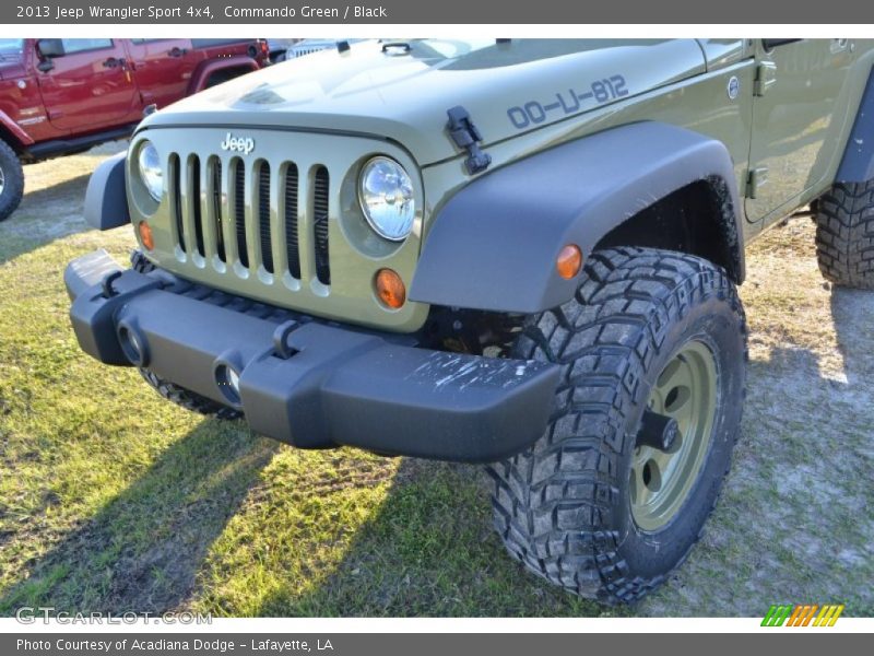 Commando Green / Black 2013 Jeep Wrangler Sport 4x4