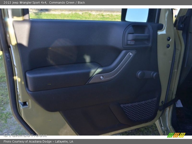 Commando Green / Black 2013 Jeep Wrangler Sport 4x4