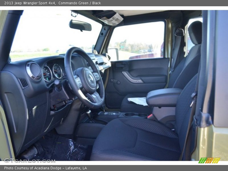 Commando Green / Black 2013 Jeep Wrangler Sport 4x4