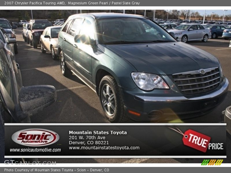 Magnesium Green Pearl / Pastel Slate Gray 2007 Chrysler Pacifica Touring AWD