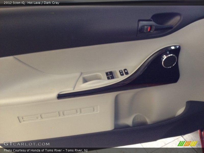 Hot Lava / Dark Gray 2012 Scion iQ