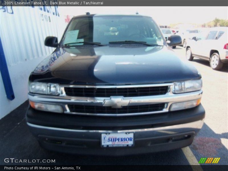 Dark Blue Metallic / Tan/Neutral 2005 Chevrolet Tahoe LT