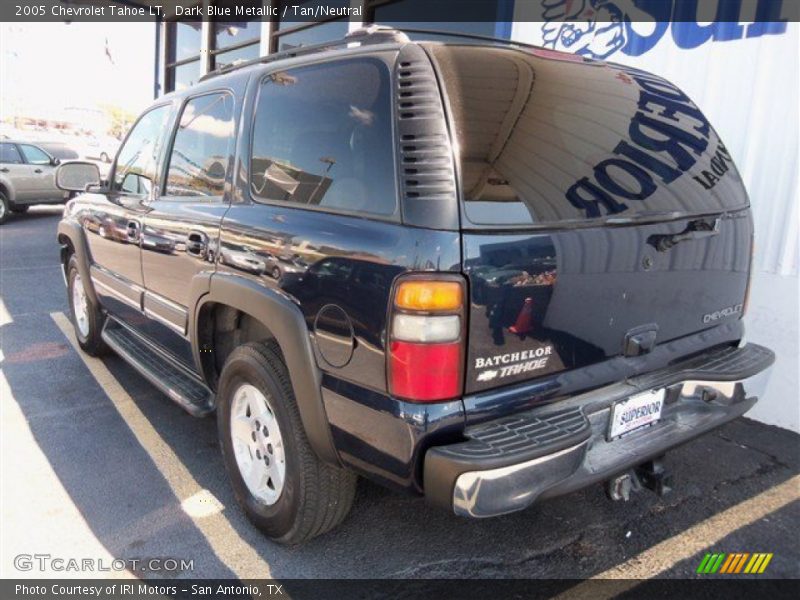 Dark Blue Metallic / Tan/Neutral 2005 Chevrolet Tahoe LT