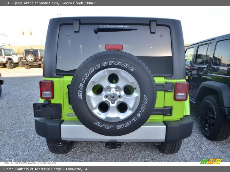 Gecko Green / Black 2013 Jeep Wrangler Sahara 4x4