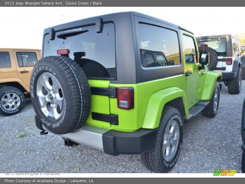 Gecko Green / Black 2013 Jeep Wrangler Sahara 4x4