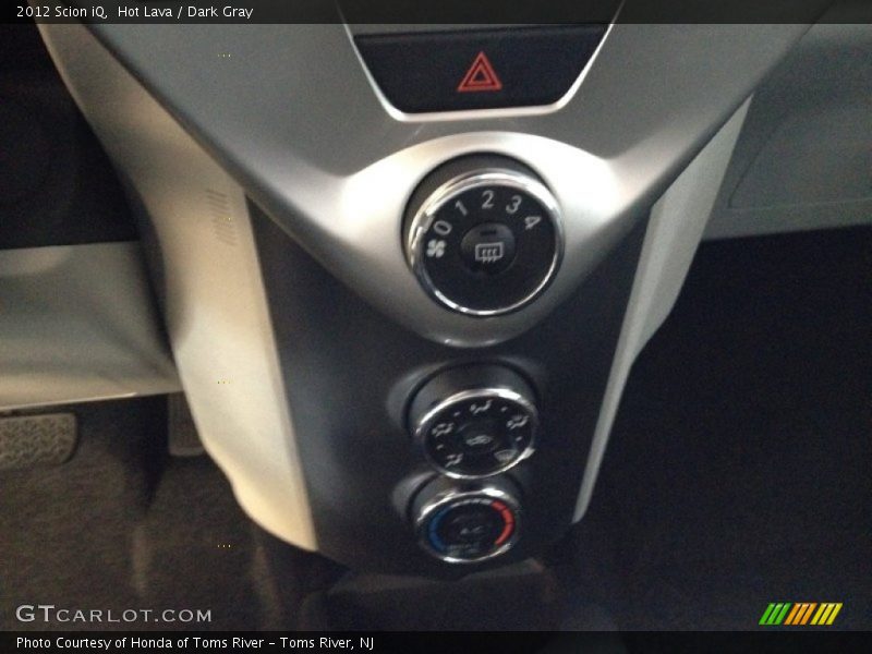 Hot Lava / Dark Gray 2012 Scion iQ