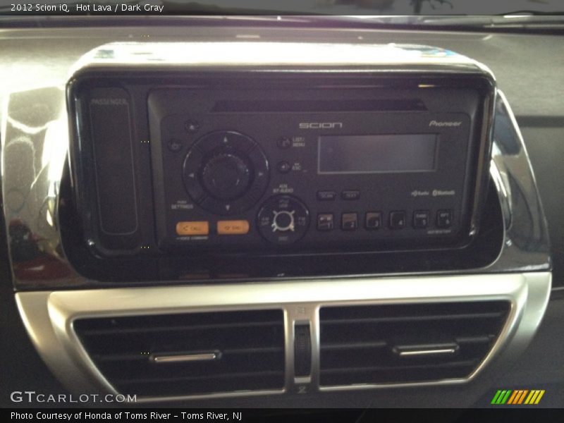 Hot Lava / Dark Gray 2012 Scion iQ