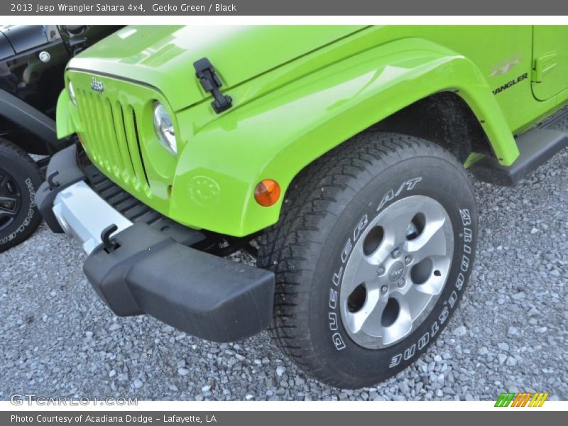 Gecko Green / Black 2013 Jeep Wrangler Sahara 4x4