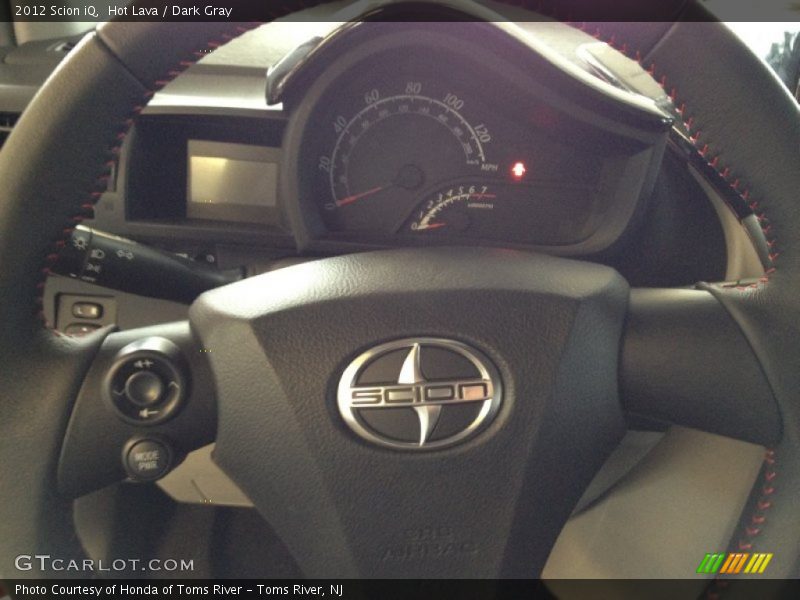 Hot Lava / Dark Gray 2012 Scion iQ