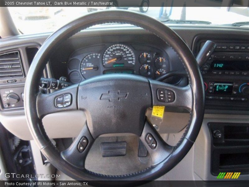 Dark Blue Metallic / Tan/Neutral 2005 Chevrolet Tahoe LT