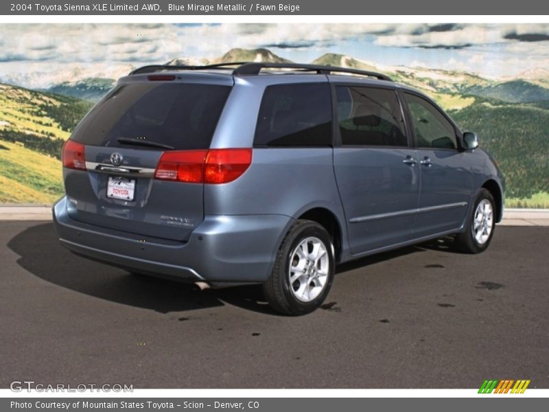 Blue Mirage Metallic / Fawn Beige 2004 Toyota Sienna XLE Limited AWD