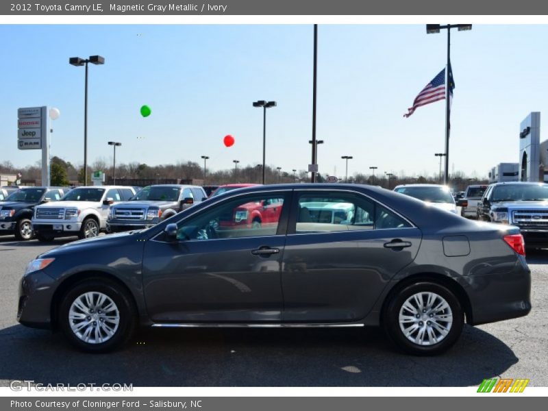 Magnetic Gray Metallic / Ivory 2012 Toyota Camry LE