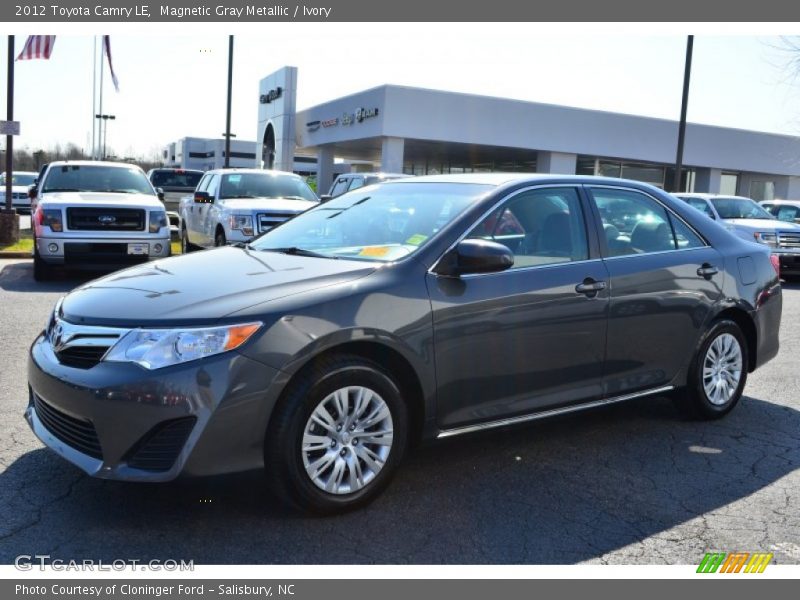 Magnetic Gray Metallic / Ivory 2012 Toyota Camry LE