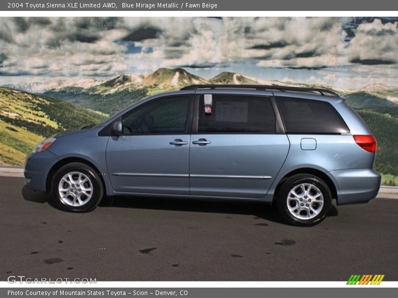Blue Mirage Metallic / Fawn Beige 2004 Toyota Sienna XLE Limited AWD