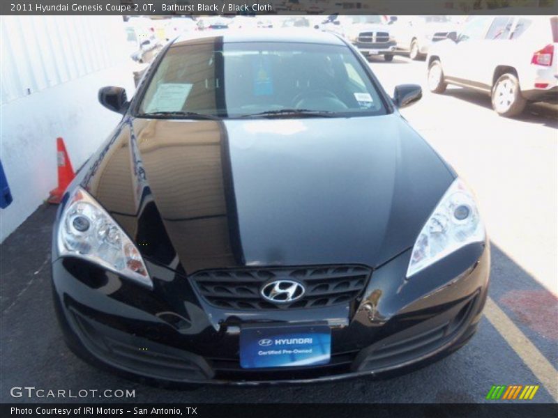Bathurst Black / Black Cloth 2011 Hyundai Genesis Coupe 2.0T