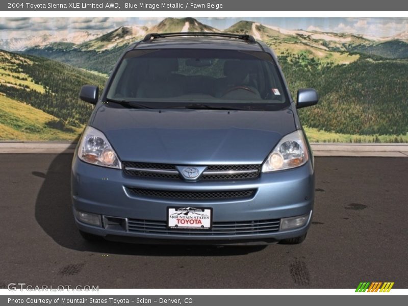 Blue Mirage Metallic / Fawn Beige 2004 Toyota Sienna XLE Limited AWD