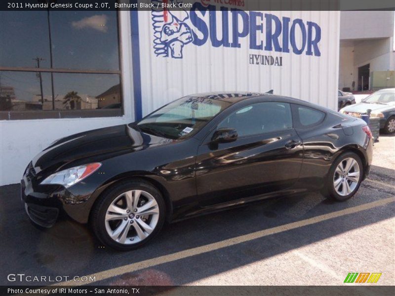Bathurst Black / Black Cloth 2011 Hyundai Genesis Coupe 2.0T