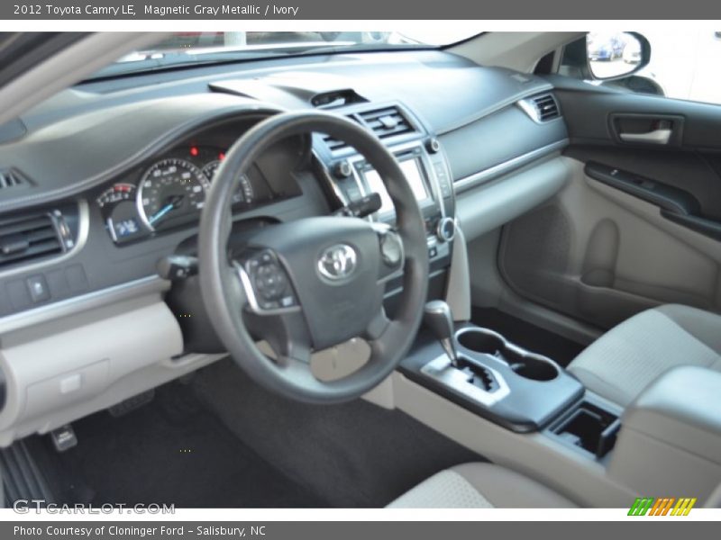 Magnetic Gray Metallic / Ivory 2012 Toyota Camry LE