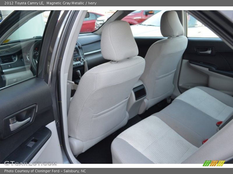 Magnetic Gray Metallic / Ivory 2012 Toyota Camry LE