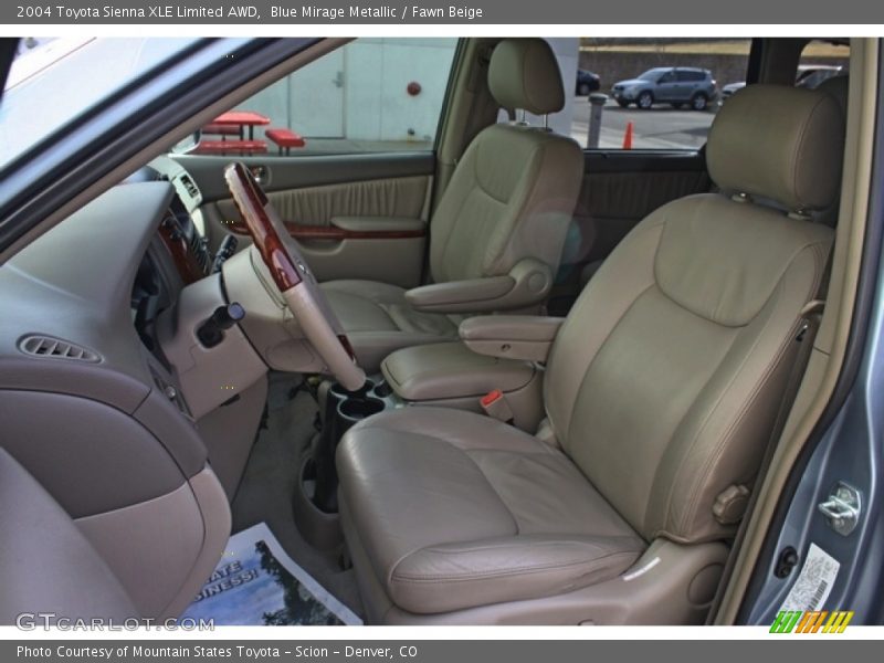 Blue Mirage Metallic / Fawn Beige 2004 Toyota Sienna XLE Limited AWD