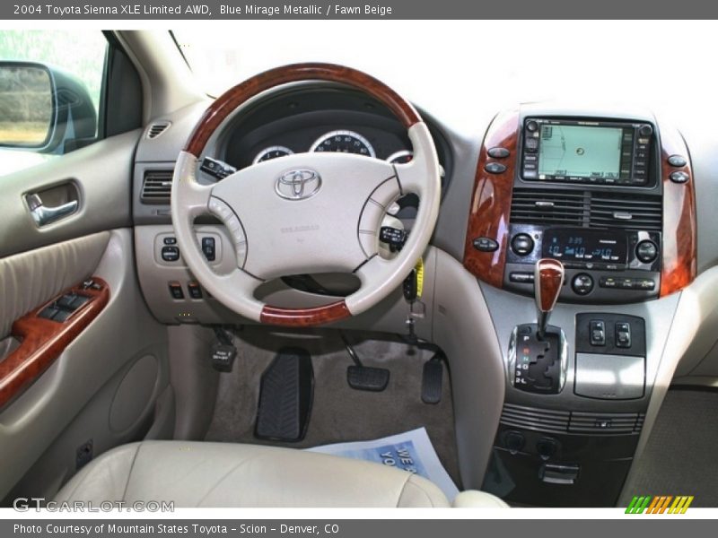 Blue Mirage Metallic / Fawn Beige 2004 Toyota Sienna XLE Limited AWD