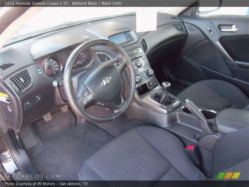 Bathurst Black / Black Cloth 2011 Hyundai Genesis Coupe 2.0T