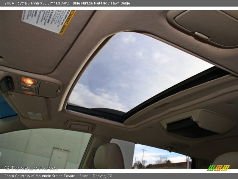 Blue Mirage Metallic / Fawn Beige 2004 Toyota Sienna XLE Limited AWD