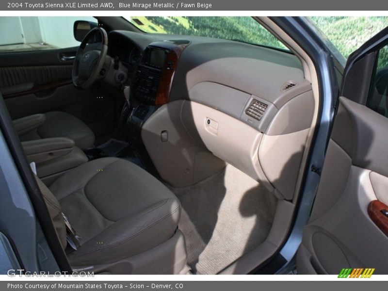 Blue Mirage Metallic / Fawn Beige 2004 Toyota Sienna XLE Limited AWD