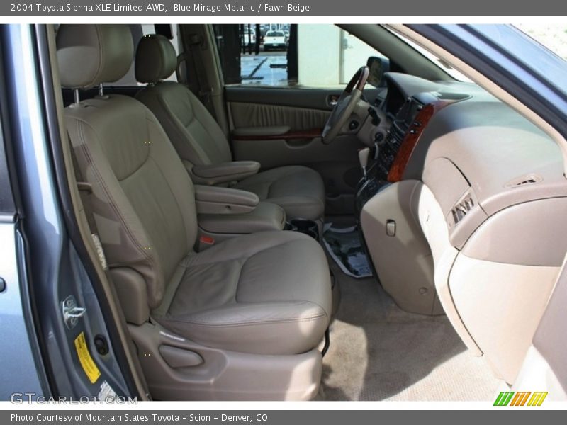 Blue Mirage Metallic / Fawn Beige 2004 Toyota Sienna XLE Limited AWD