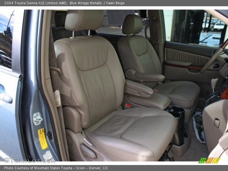 Blue Mirage Metallic / Fawn Beige 2004 Toyota Sienna XLE Limited AWD