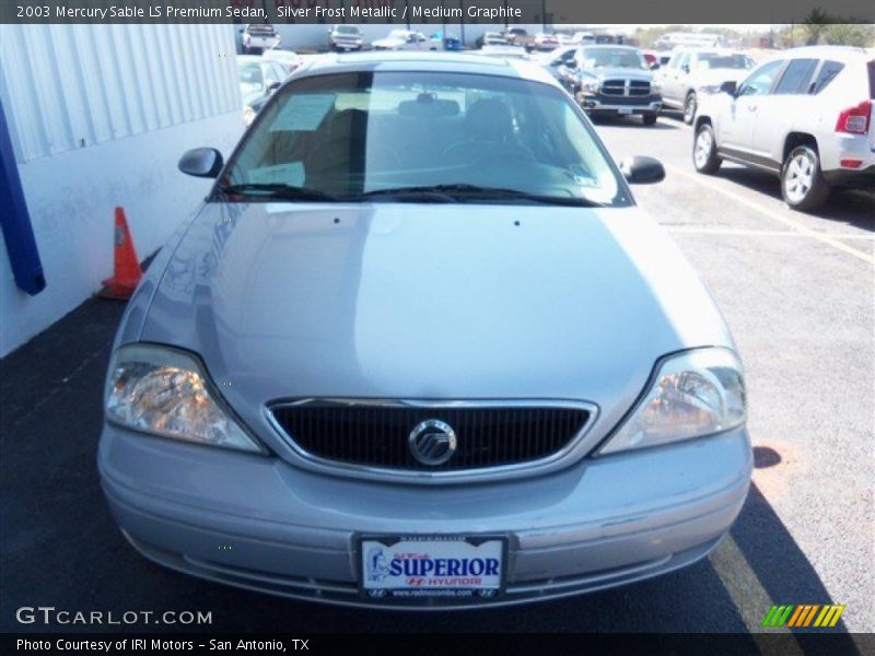 Silver Frost Metallic / Medium Graphite 2003 Mercury Sable LS Premium Sedan