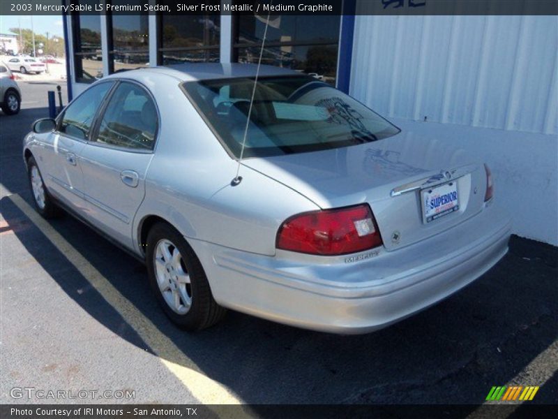 Silver Frost Metallic / Medium Graphite 2003 Mercury Sable LS Premium Sedan