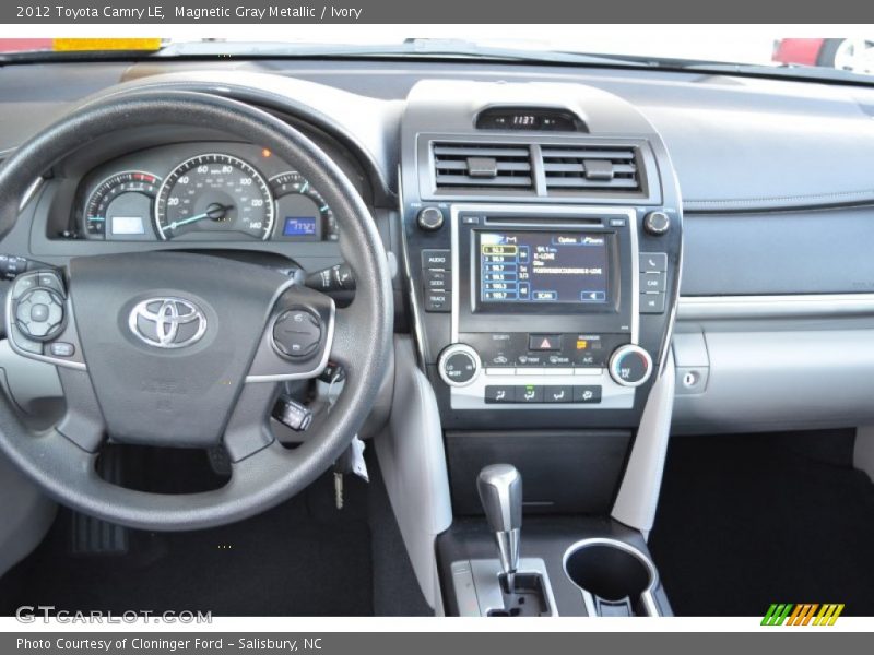 Magnetic Gray Metallic / Ivory 2012 Toyota Camry LE