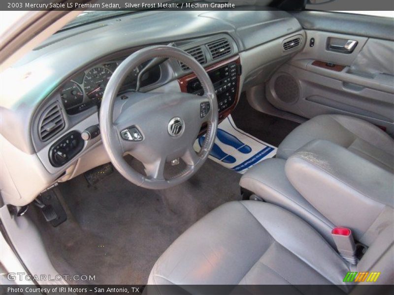 Silver Frost Metallic / Medium Graphite 2003 Mercury Sable LS Premium Sedan