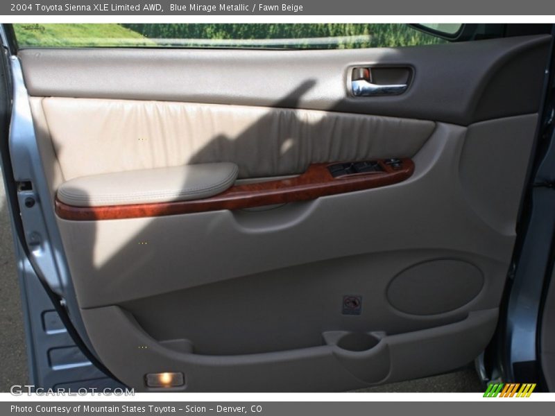 Blue Mirage Metallic / Fawn Beige 2004 Toyota Sienna XLE Limited AWD