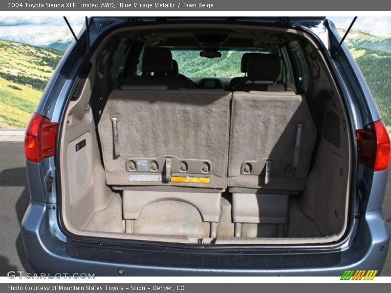 Blue Mirage Metallic / Fawn Beige 2004 Toyota Sienna XLE Limited AWD