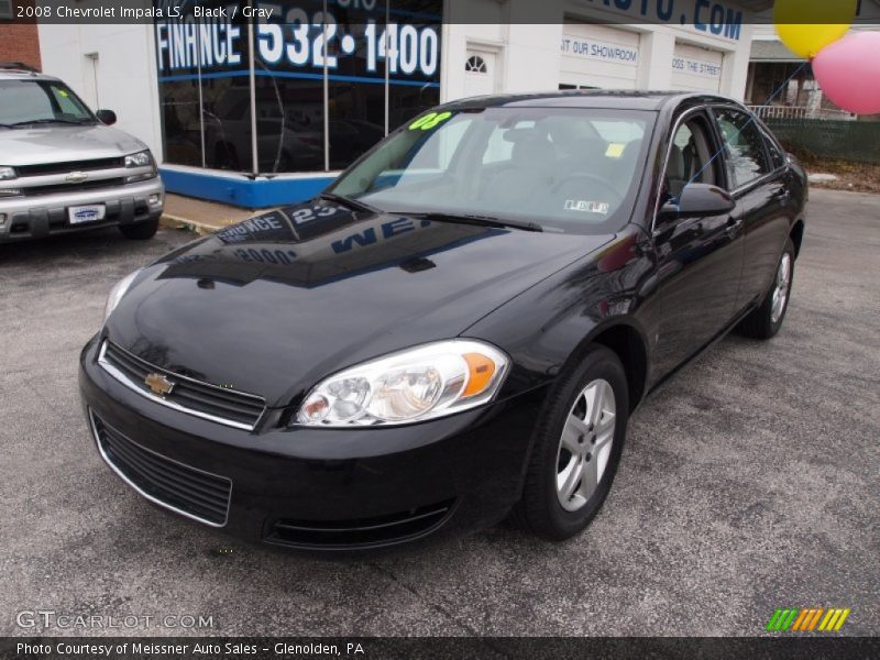 Front 3/4 View of 2008 Impala LS