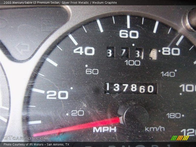 Silver Frost Metallic / Medium Graphite 2003 Mercury Sable LS Premium Sedan