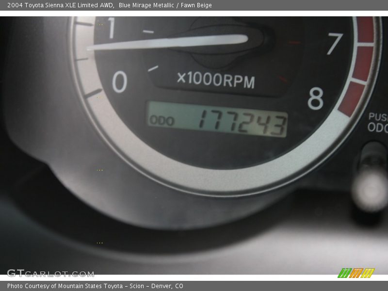 Blue Mirage Metallic / Fawn Beige 2004 Toyota Sienna XLE Limited AWD