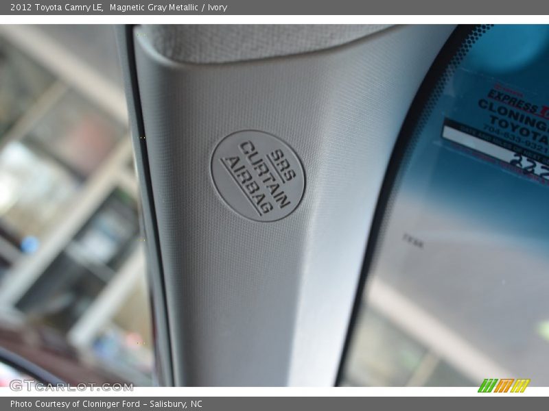 Magnetic Gray Metallic / Ivory 2012 Toyota Camry LE