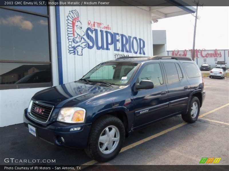 Indigo Blue Metallic / Medium Pewter 2003 GMC Envoy XL SLT
