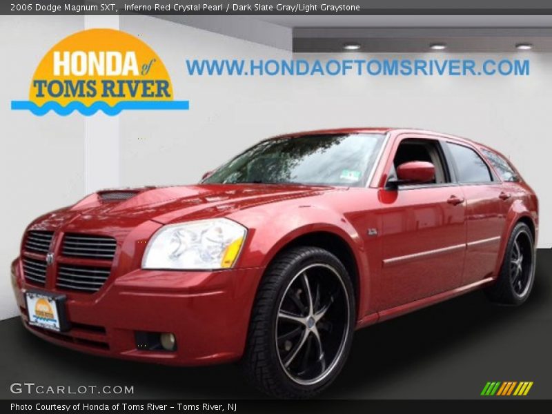 Inferno Red Crystal Pearl / Dark Slate Gray/Light Graystone 2006 Dodge Magnum SXT