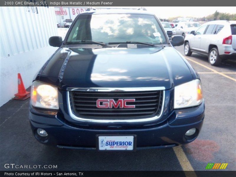Indigo Blue Metallic / Medium Pewter 2003 GMC Envoy XL SLT