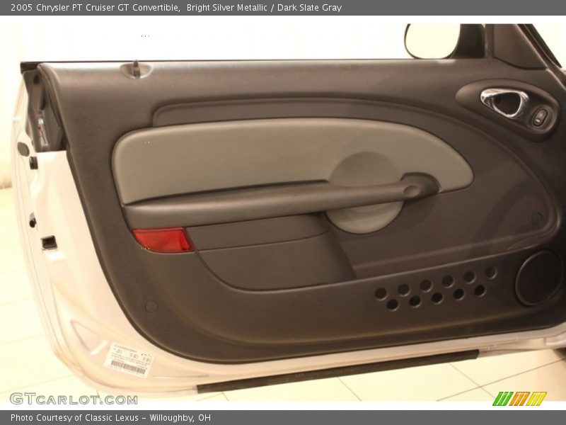 Bright Silver Metallic / Dark Slate Gray 2005 Chrysler PT Cruiser GT Convertible