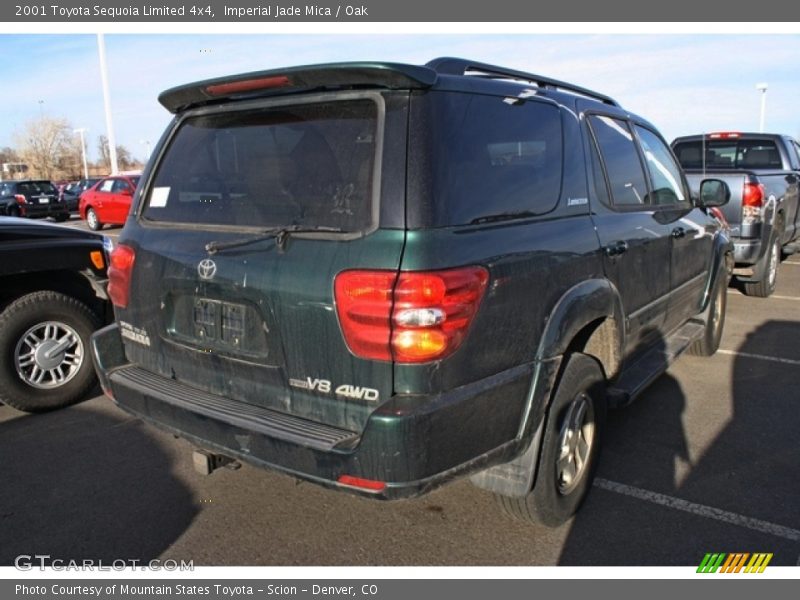 Imperial Jade Mica / Oak 2001 Toyota Sequoia Limited 4x4