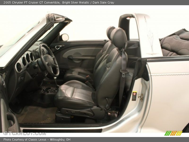 Bright Silver Metallic / Dark Slate Gray 2005 Chrysler PT Cruiser GT Convertible