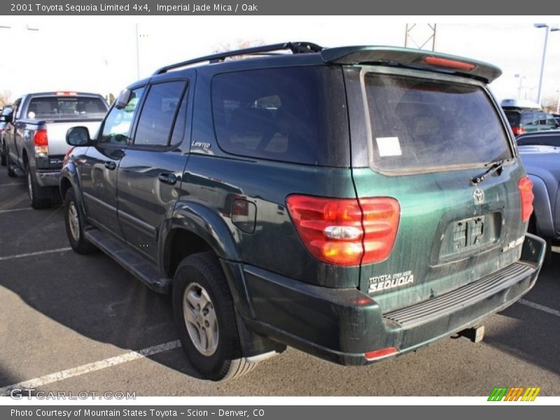Imperial Jade Mica / Oak 2001 Toyota Sequoia Limited 4x4