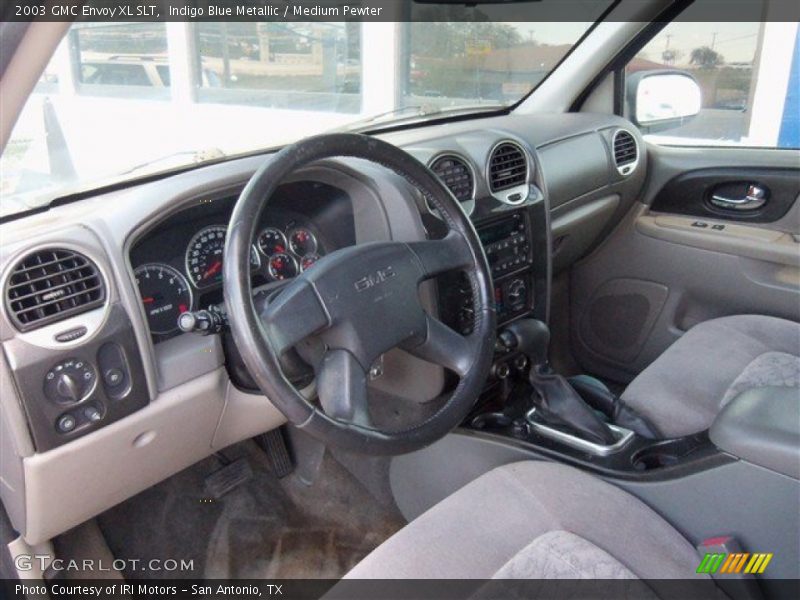 Indigo Blue Metallic / Medium Pewter 2003 GMC Envoy XL SLT