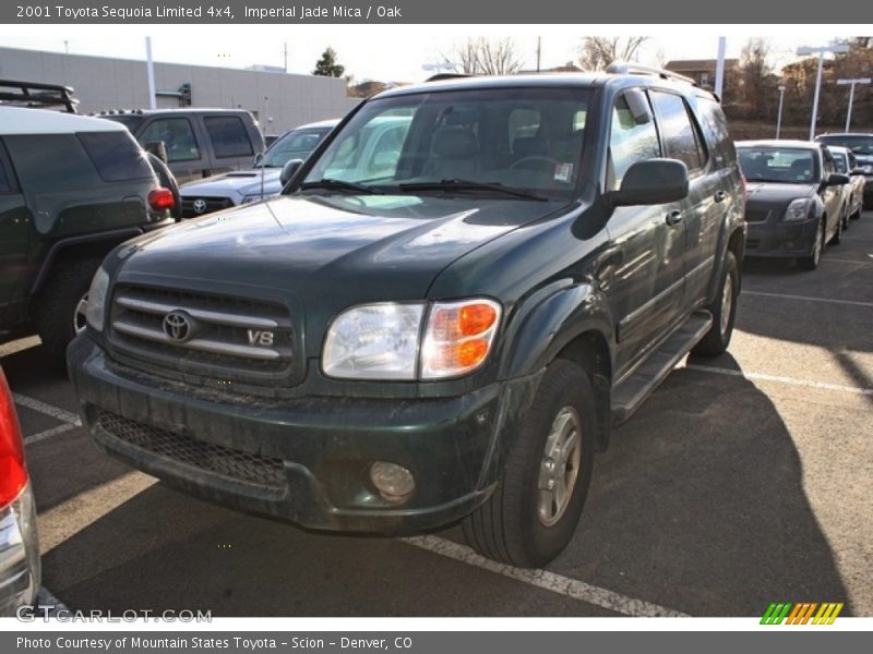 Imperial Jade Mica / Oak 2001 Toyota Sequoia Limited 4x4