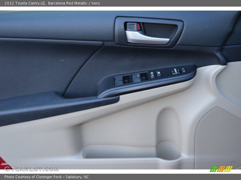 Barcelona Red Metallic / Ivory 2012 Toyota Camry LE